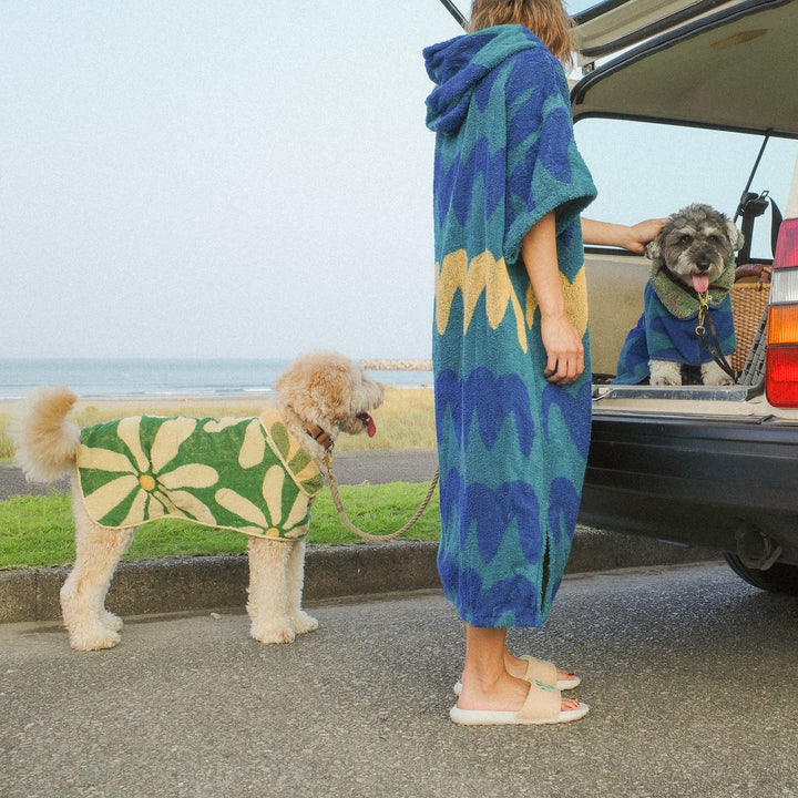 Dog Robe - Flower -