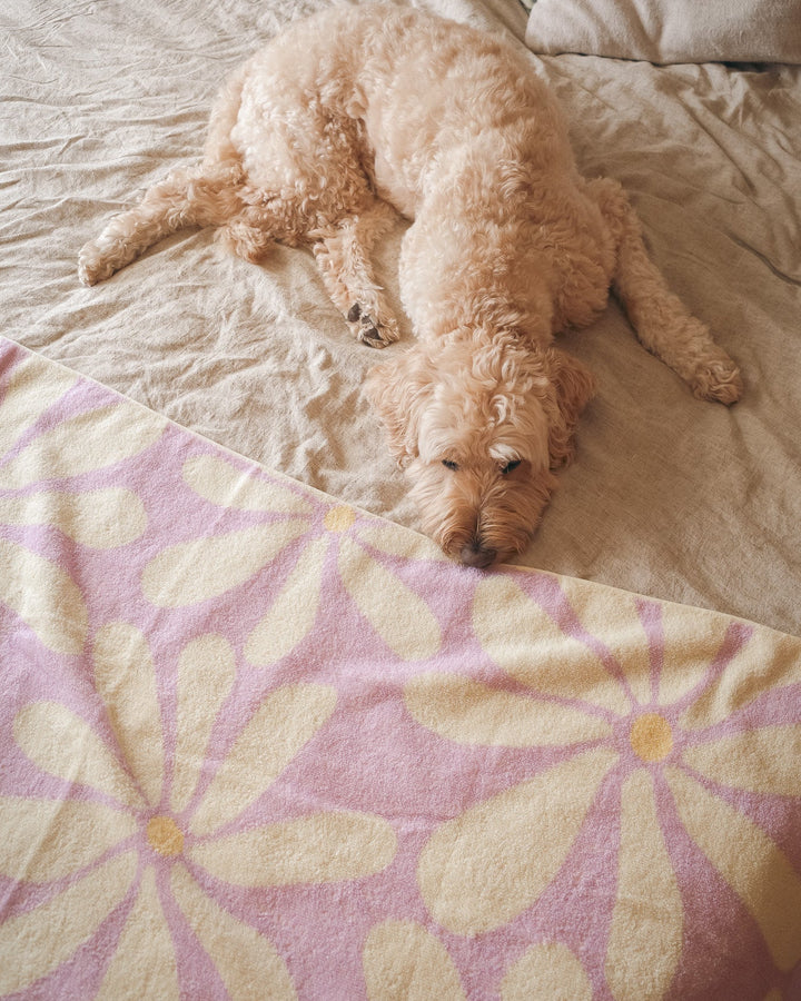 Beach Towel - Lavender Flower -