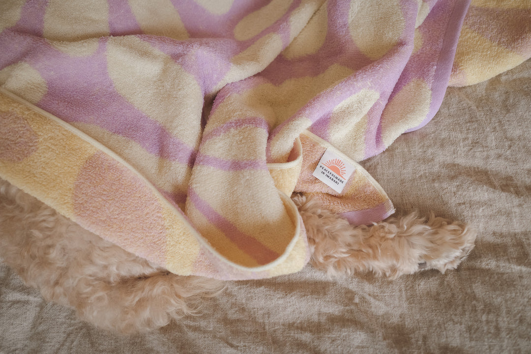 Beach Towel - Lavender Flower -